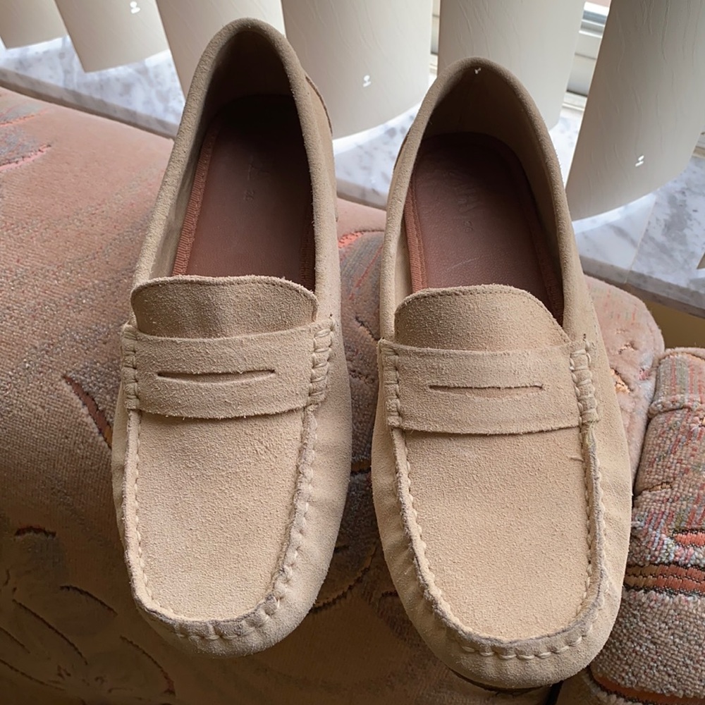 ZARA Boys Collection Kids Size 36, Beige EU Suede.Wearing once.